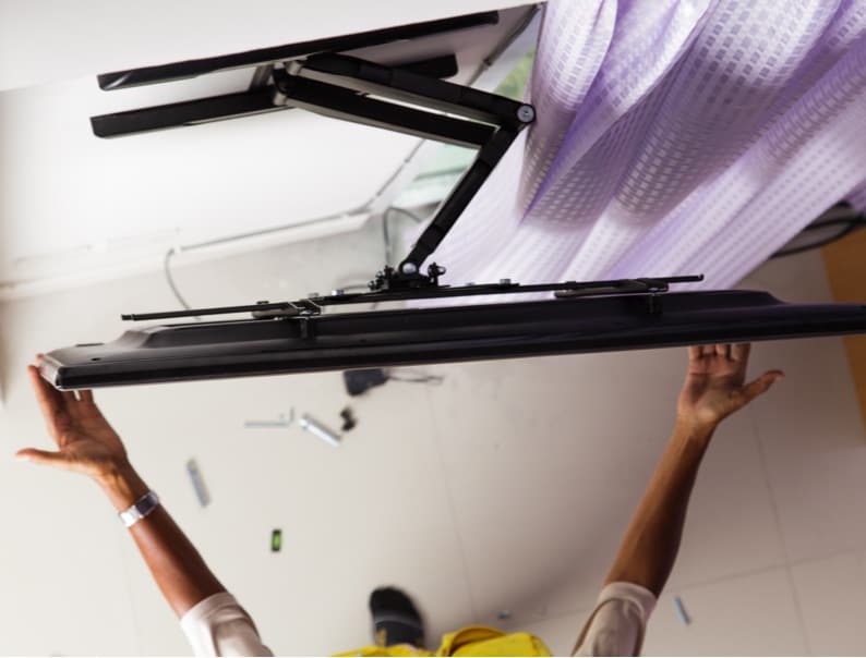 V Installation, Wall Bracket Mounting Service